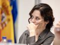 Isabel Díaz Ayuso en la sede de la Agencia de Seguridad y Emergencias ASEM 112