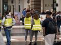 Caos de pasajeros en la estación ferroviaria de Málaga María Zambrano durante el apagón eléctrico