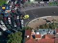 El centro de Madrid a vista de dron durante el apagón