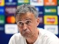 Luis Enrique con su pique habitual con la prensa