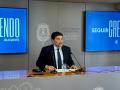 El alcalde de Alicante, Luis Barcala, durante su comparecencia de este martes