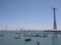 Las dos torres de electricidad de Cádiz