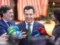 El presidente de la Junta de Andalucía, Juanma Moreno