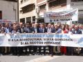 Protesta de regantes y administraciones contra los recortes del trasvase Tajo-Segura