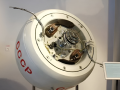 Copia de la sonda espacial soviética Cosmos 482 lanzada al espacio en 1972 para explorar Venus