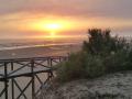 Una playa gaditana al atardecer
