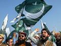 Protesta contra la India en Islamabad
