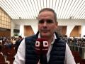 Álex Navajas en la sala Pablo VI del Vaticano