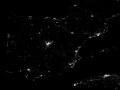 Emisiones de luz nocturna durante el apagón en España y Portugal