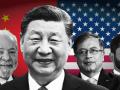 Lula Da Silva, Xi Jinping, Gustavo Petro y Gabriel Boric