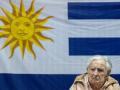 Uruguayan former President (2010-2015) Jose Mujica votes during the presidential and legislative elections in Montevideo on October 27, 2024. Uruguayans vote Sunday in presidential elections with a leftist favored to unseat the incumbent conservative, although a runoff looked likely. (Photo by Pablo PORCIUNCULA / AFP)