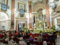 Interior de la Basílica de la Virgen de los Desamparados de Valencia.