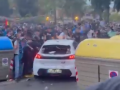 El momento del atropello, en un vídeo colgado en X