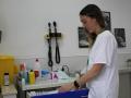 Enfermera en centro sanitario