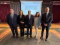 La consejera de Sanidad de la Comunidad de Madrid, Fátima Matute (2º drcha.), junto a sus homólogos de Castilla y León, La Rioja y Castilla-La Mancha