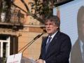 El líder de Junts, Carles Puigdemont, durante su mitin en Barcelona el pasado 8 de agosto