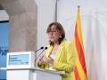 La portavoz del Govern, Sílvia Paneque, en la rueda de prensa de este martes tras la reunión del Consejo Ejecutivo