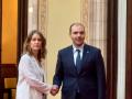Jéssica Albiach y Albert Dalmau, este miércoles en el Parlament