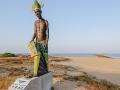 Estatua de Melkart en la Ruta Fenicia de Chiclana