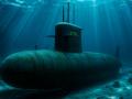 Recreación de un submarino de la clase S-80 que yace hundido en el lecho marino