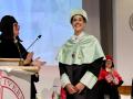 La deportista Carolina Marín, investida este viernes como doctora Honoris Causa por la Universidad de Huelva.
