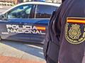 Un agente de la Policía Nacional, en Valladolid, en una imagen de archivo