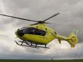 Imagen de archivo de un helicóptero sanitario
