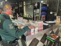 Tabaco intervenido por la Guardia Civil en un bar de la provincia de Valencia.