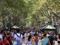 Las Ramblas de Barcelona.