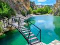 Piscinas naturales del río Sellent en Bolbaite, Valencia