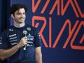 El piloto Carlos Sainz ofrece una rueda de prensa este sábado antes de rodar por primera vez en Madrid a los mandos del Williams FW45 por la parte urbana del futuro circuito Madring F1 que acogerá el GP de España de Fórmula uno 2026