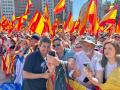 Carlos Mazón en la concentración organizada por el Partido Popular en Madrid