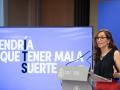 La ministra de Sanidad, Mónica García, inaugura el acto de presentación de la campaña de ITS 2025