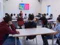 Aula de Bachillerato de la Escuela Ideo de Madrid.