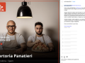 Captura de Pantalla del Instagram de Sartoria Panatieri