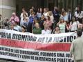 Jueces y fiscales en la protesta convocada en todas las sedes judiciales