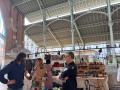 María José Catalá, en el Mercado de Colón de Valencia.