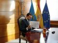 El presidente del Principado de Asturias, Adrián Barbón