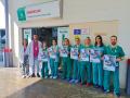 Delegados de Satse Córdoba en las Urgencias del Hospital Reina Sofía