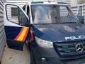 Coche policial en el que se trasladó a un técnico de móviles en Valladolid