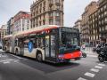 Un autobús en Barcelona, en una imagen de archivo
