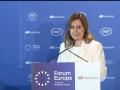 María José Catalá en el Nueva Economía Fórum de Valencia