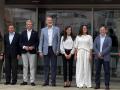 Los Reyes en su vista a Burela (Lugo) para conocer de primera mano la situación del sector pesquero