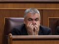Santos Cerdán en un pleno del Congreso de los Diputados
