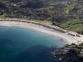 Una de las playas del municipio con más arenales en su costa