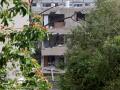 Un edificio arrasado en Tel Aviv por el ataque iraní