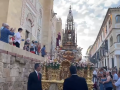 Procesión del Corpus Christi en los aledaños de la Catedral