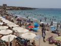 Imagen de la playa de Tabarca el pasado verano