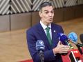 El presidente del Gobierno, Pedro Sánchez, en Bruselas
