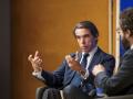 El expresidente del Gobierno y presidente de FAES, José María Aznar, durante una intervención